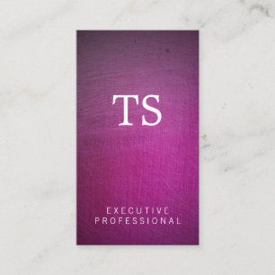 Metallic geborsteld (glamour) visitekaartje