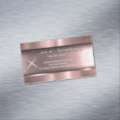 Metallic geborsteld | moersleutels magnetisch visitekaartje (Voorbeeld)