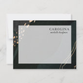 Metallic Geode Note Card Notitiekaartje (Voorkant)