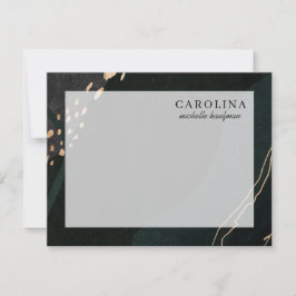 Metallic Geode Note Card Notitiekaartje