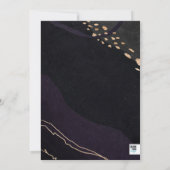 Metallic Geode Vrijgezellenfeest Kaart (Achterkant)