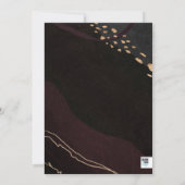 Metallic Geode Vrijgezellenfeest Kaart (Achterkant)