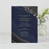 Metallic Geode Vrijgezellenfeest Kaart (Staand voorkant)