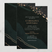 Metallic Geode Vrijgezellenfeest Kaart (Voorkant / Achterkant)