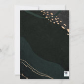 Metallic Geode Wedding Kaart (Achterkant)