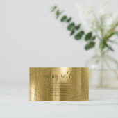 Metallic Geometric Wishing Well Gold ID648 Informatiekaartje (Staand voorkant)