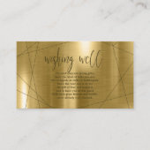 Metallic Geometric Wishing Well Gold ID648 Informatiekaartje (Voorkant)