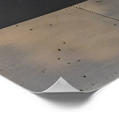 Metallic Geometry Golden Balance Poster (Hoek)