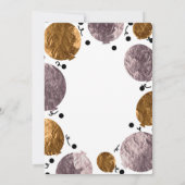 Metallic Glam Roze Rose Gouden Ballonnen Verjaarda Kaart (Achterkant)