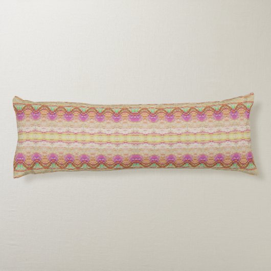 Metallic glans henna art iris lichaam kussen (Achterkant)