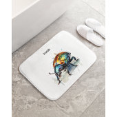 Metallic gloed scarab kever, aanpasbaar badmat