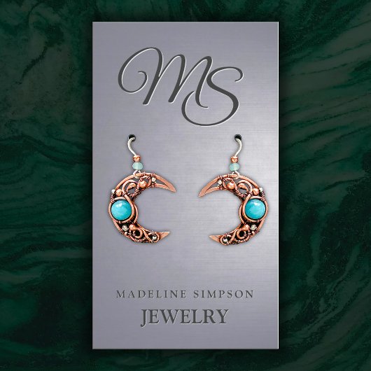 Metallic Glow Embleem Sieraden Oorbel Display Visitekaartje