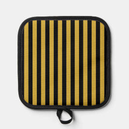 Metallic Gold and Black Functional Stylish Pannenlap