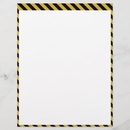 Metallic Gold and Black Stripe Pattern Stylish Briefhoofd