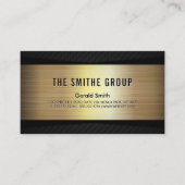 Metallic Gold Black | Ondernemend Visitekaartje (Voorkant)