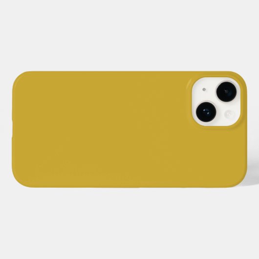 Metallic Gold Case-Mate Tough Apple Case-Mate iPhone Case (Achterkant (horizontaal))