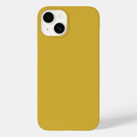 Metallic Gold Case-Mate Tough Apple iPhone Case (Achterkant)
