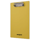 Metallic Gold Clipboard with Your Name Displayed Klembord (Links)