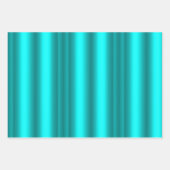 Metallic Gold en Aqua Kerstmis Inpakpapier Vel (Voorkant 2)