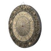 Metallic Gold Glitter Ombre Stylish Bling Luxury Dartbord (Voorkant Rechts)