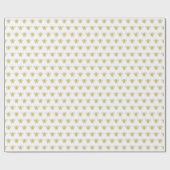 Metallic Gold Honey Bee Cadeaupapier (Vlak)