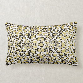 Metallic Gold Leopard Animal Print Sierkussen Kussen