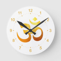 Metallic Gold Om Symbol 