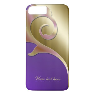 Metallic Gold paars Case-Mate iPhone Case