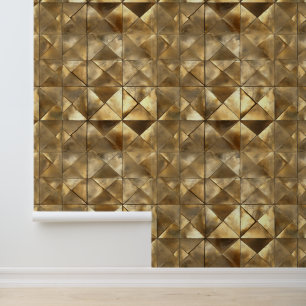 Metallic Gold Pattern Behang