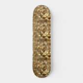 Metallic Gold Pattern Persoonlijk Skateboard (Voorkant)