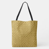 Metallic Gold Pattern Tote Bag (Achterkant)
