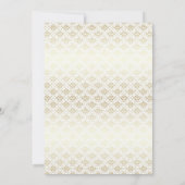 METALLIC GOLD SPOT LAYERED 2 BIRTHDAGINA INVITATIE KAART (Achterkant)