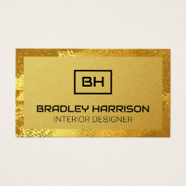 Metallic Gold Style Visitekaartje