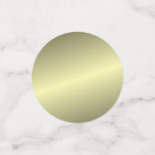 Metallic Gold Voeg je eigen tekst en foto's toe Sj Confetti (Kleine voorkant)