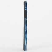 Metallic golvende doek ontwerp Case-Mate iPhone case (Achterkant/rechts)