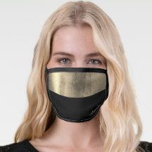 Metallic goud en zwart moderne naam