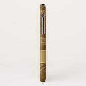 Metallic goud & goud bloemenpaisley patroon Case-Mate iPhone case (Achterkant/links)