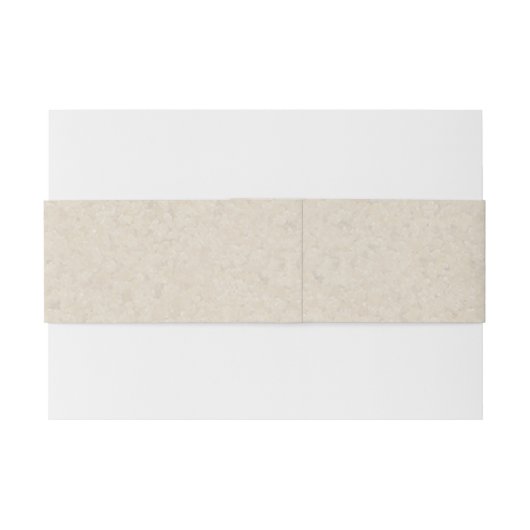 Metallic Goud Monogrammed Bruiloft Crest Uitnodigingen Wikkel (Achterkant Voorbeeld)