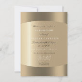 Metallic goud zwart wit minimal sepia Stippen Kaart (Voorkant)