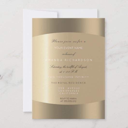 Metallic goud zwart wit minimal sepia Stippen Kaart (Voorkant)