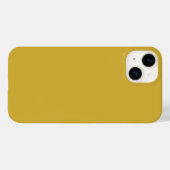 Metallic Gouden Case-Mate Tough Apple iPhone Case (Achterkant (horizontaal))