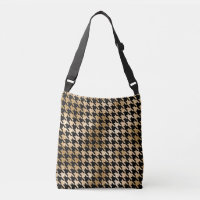 Metallic gouden honden tand, mode patroon.