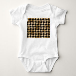 Metallic gouden honden tand, mode patroon. romper