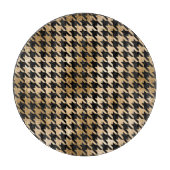 Metallic gouden honden tand, mode patroon. snijplank (Voorkant)