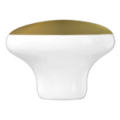 Metallic gouden look elegante aangepaste Sjabloon Keramische Knop (Zijkant)