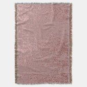 Metallic gouden textuur, roos kwarts. deken (Voorkant Verticaal)