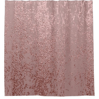 Metallic gouden textuur, roos kwarts. douchegordijn