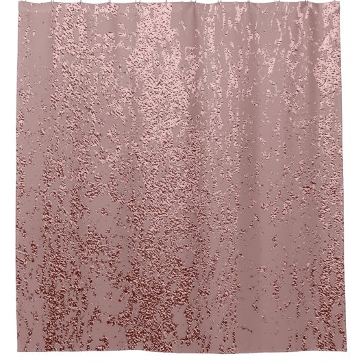 Metallic gouden textuur, roos kwarts. douchegordijn (Voorkant)