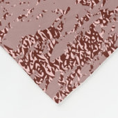 Metallic gouden textuur, roos kwarts. fleece deken (Hoek)