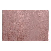 Metallic gouden textuur, roos kwarts. kussensloop (Achterkant)